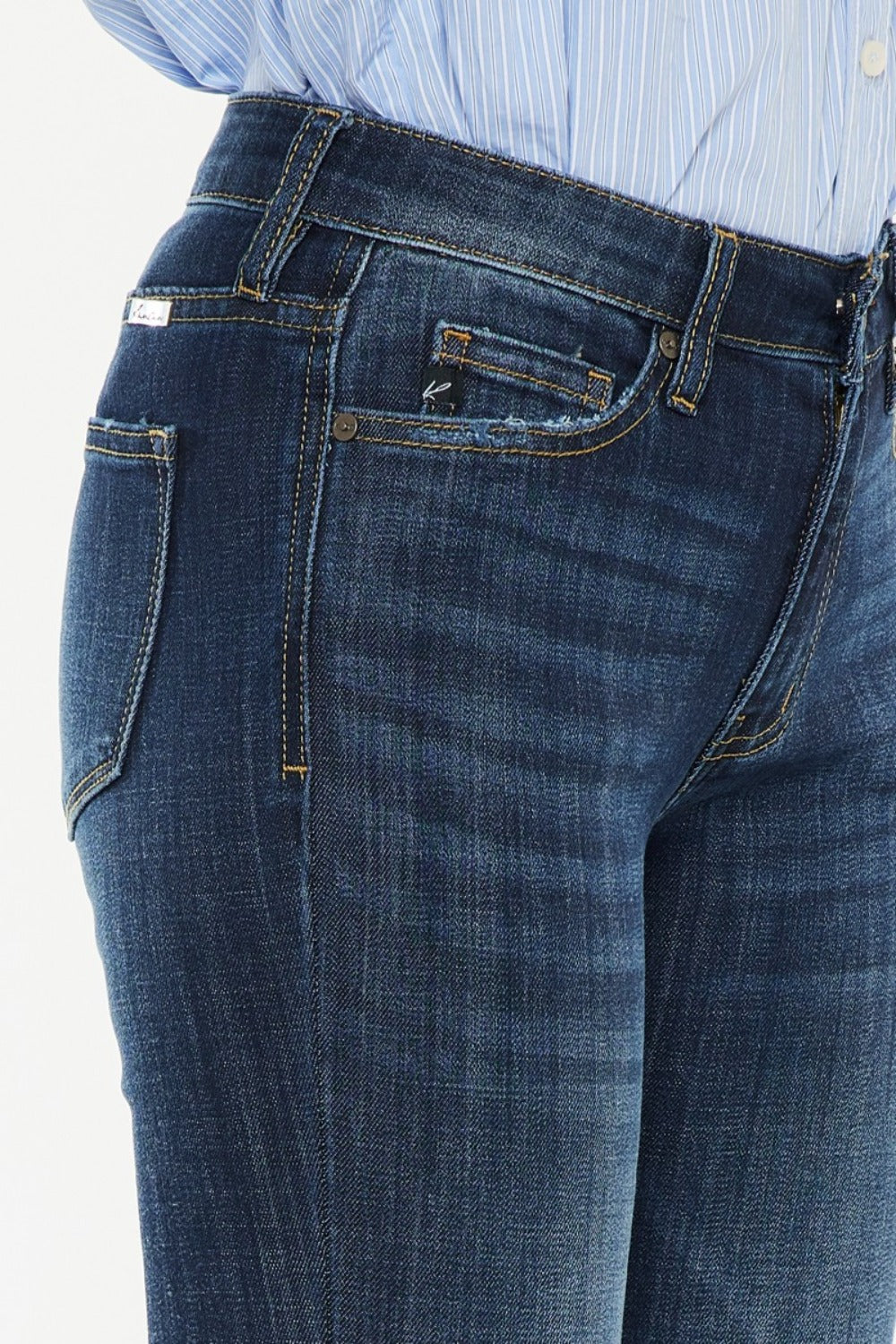 Kancan Mid Rise Flare Jeans SZ 1-22W