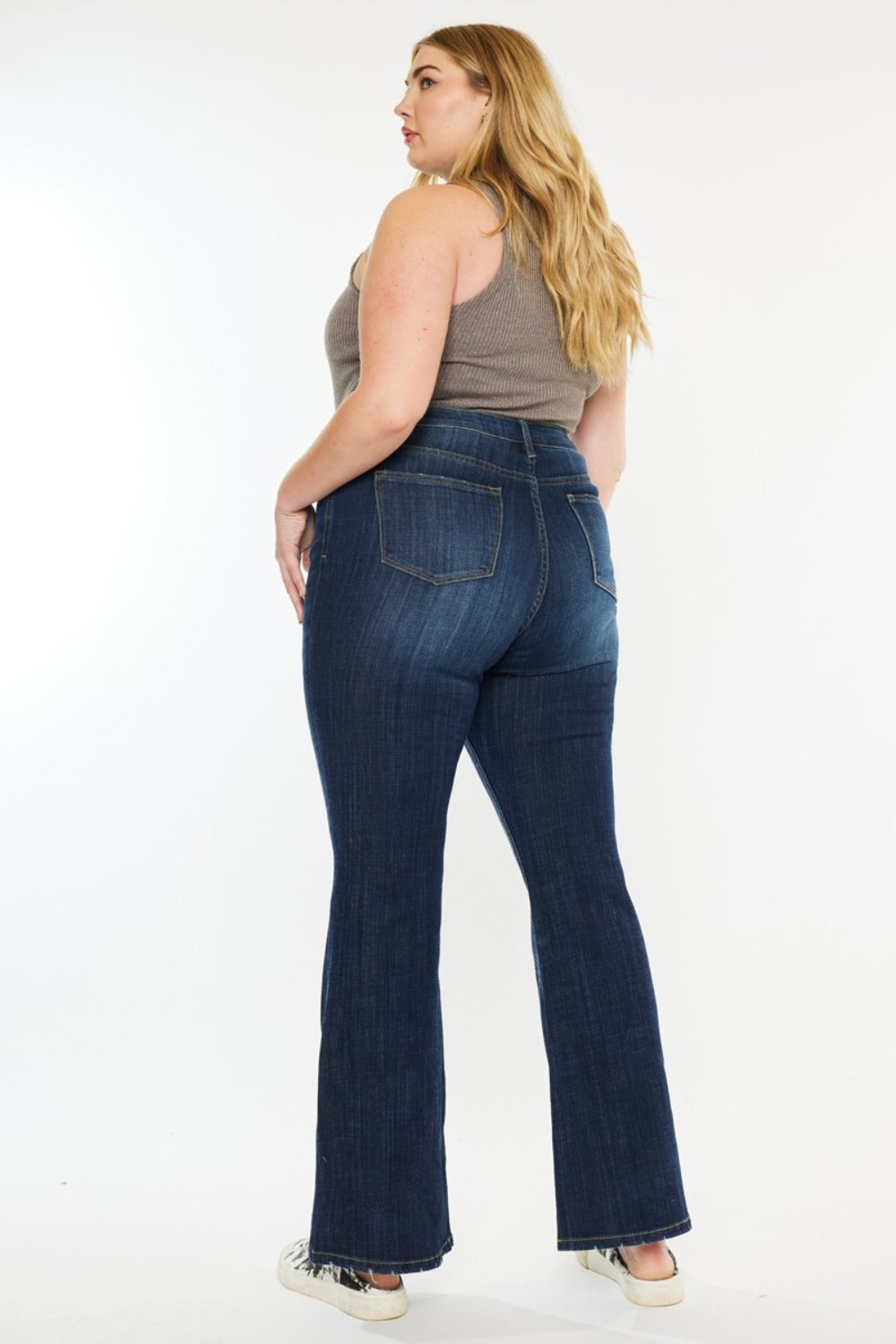 Kancan Mid Rise Flare Jeans SZ 1-22W