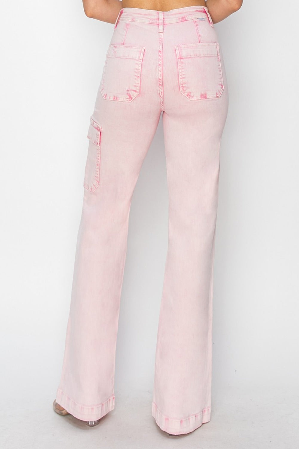 RISEN High Rise Cargo Pocket JeansSZ 0-3XL