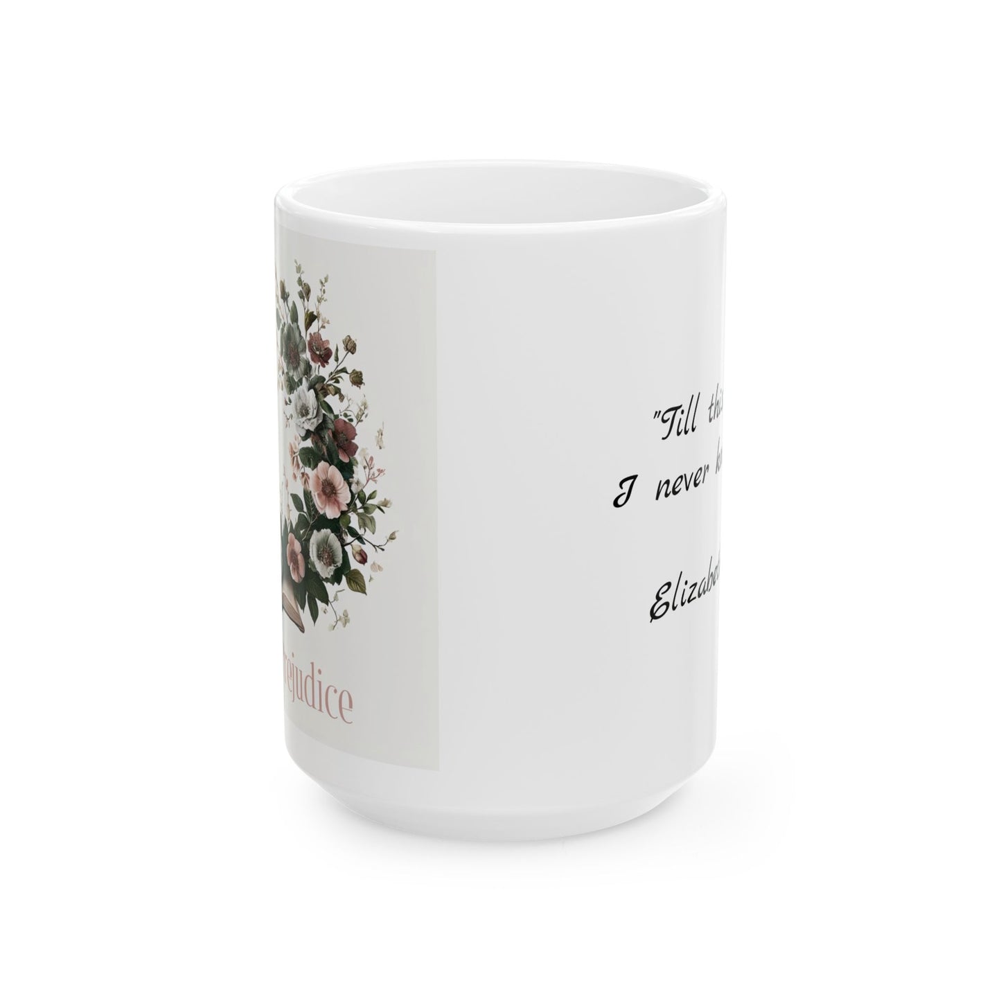 Pride & Prejudice  Ceramic Mug, 15oz