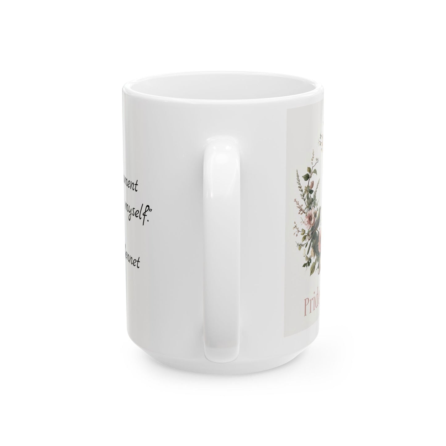 Pride & Prejudice  Ceramic Mug, 15oz