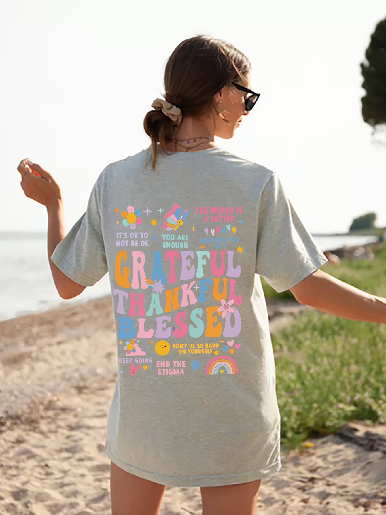 Letter Graphic Short Sleeve T-Shirt
